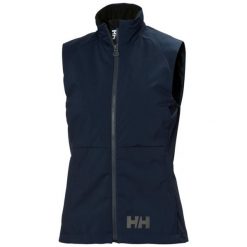 Damska kurtka narciarska bez rękawów Helly Hansen Greyhound. Niebieskie kurtki damskie Helly Hansen, na zimę, bez wzorów, bez kaptura. Za 852.50 zł.