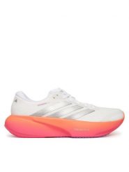 Adidas Buty do biegania Supernova Rise 3 JR7375 Biały. Białe obuwie sportowe damskie Adidas, z materiału, bez zapięcia, do biegania. Za 648.99 zł.