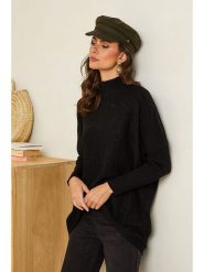 Soft Cashmere Sweter w kolorze czarnym rozmiar: 34/36. Czarne swetry klasyczne damskie Soft Cashmere, z kaszmiru, bez kołnierzyka. Za 109.78 zł.