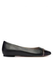 Caprice Baleriny 9-22107-46 Czarny. Czarne balerinki damskie Caprice, bez wzorów, ze skóry. Za 226.99 zł.