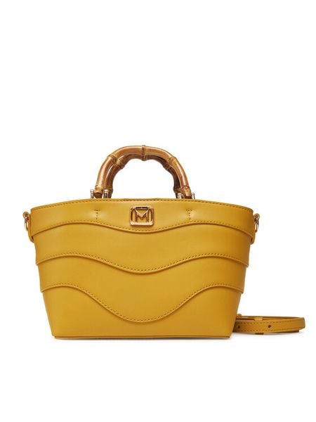 Marella Torebka Dinda 2513511027200 Żółty. Żółte torebki klasyczne damskie Marella, ze skóry, bez dodatków. Za 359.99 zł.