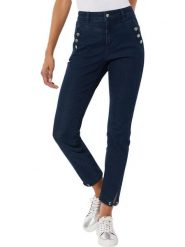 WITT WEIDEN Dżinsy - Slim fit - w kolorze granatowym rozmiar: 50. Niebieskie jeansy damskie WITT WEIDEN, z podwyższonym stanem. Za 130.99 zł.