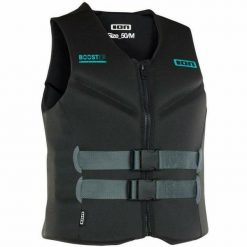 Kamizelka asekuracyjna ION Booster 50N Front Zip. Czarne kamizelki damskie ION, m, bez wzorów, bez kaptura. Za 529.99 zł.