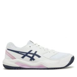 Buty do tenisa Asics. Białe obuwie sportowe damskie Asics, tenisowe. Za 269.99 zł.
