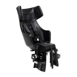 Fotelik rowerowy tylny na bagażnik bobike Exclusivetour Plus. Czarne foteliki rowerowe BOBIKE. Za 636.95 zł.