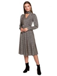 Stylove Sukienka w kolorze szarym rozmiar: S. Szare sukienki damskie Stylove, bez wzorów, z tkaniny, bez ramiączek. Za 189.29 zł.