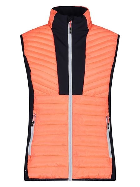 CMP Kamizelka hybrydowa w kolorze pomarańczowym rozmiar: 44. Pomarańczowe kamizelki damskie CMP, s, bez wzorów, z materiału, bez kaptura. Za 143.90 zł.