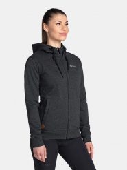 Kilpi Bluza "Bery" w kolorze antracytowym rozmiar: 42. Czarne bluzy damskie Kilpi, z aplikacjami, z bawełny, bez kaptura. Za 178.37 zł.
