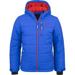Kurtka narciarska "Hemsedal" w kolorze niebiesko-czerwonym. Niebieskie kurtki i płaszcze chłopięce Trollkids, z materiału. W wyprzedaży za 175.95 zł.