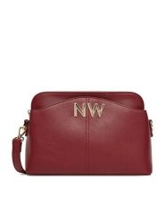 Nine West Torebka CEO-ISABELLA-S23599-1 Czerwony. Czerwone listonoszki damskie Nine West, bez wzorów, z materiału, bez dodatków. Za 199.99 zł.