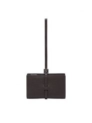 Calvin Klein Portfel Emblem Hw Pebble Wallet On Strap LV04F1130G Brązowy. Brązowe portfele damskie Calvin Klein, bez wzorów, ze skóry. Za 289.99 zł.