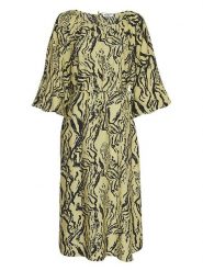 MOSS COPENHAGEN Sukienka "Theresia Taila" w kolorze zielonym rozmiar: XS/S. Zielone sukienki damskie Moss Copenhagen, bez wzorów, z tkaniny, bez ramiączek. Za 109.78 zł.