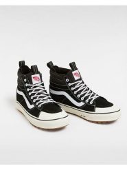 Vans Skórzane sneakersy w kolorze czarnym rozmiar: 37. Czarne obuwie sportowe damskie Vans, z materiału, za kostkę, bez zapięcia. Za 233.33 zł.