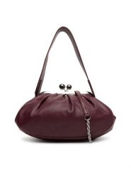 Weekend Max Mara Torebka Cubico 2525516194600 Fioletowy. Fioletowe torebki wieczorowe damskie Weekend Max Mara, bez wzorów, ze skóry, bez dodatków. Za 1,819.00 zł.