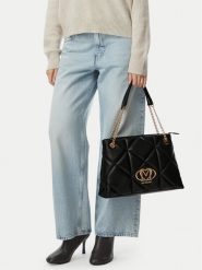 LOVE MOSCHINO Torebka JC4040PP0PLC0000 Czarny. Czarne torebki wieczorowe damskie Love Moschino, bez wzorów, ze skóry, bez dodatków. Za 1,099.00 zł.