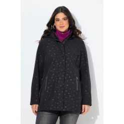 Damskie Kurtka softshell HYPRAR wodoodporna kaptur rozcięcie u dołu. Czarne kurtki damskie Ulla Popken, plus size, bez wzorów, z elastanu, bez kaptura. W wyprzedaży za 479.99 zł.
