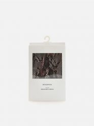 Koronkowe rajstopy - brązowy. Brązowe rajstopy Reserved, bez wzorów, z koronki. Za 49.99 zł.