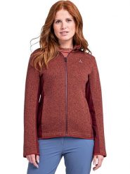 Schöffel Kurtka polarowa "Oberau" w kolorze czerwonym rozmiar: 46. Czerwone kurtki damskie Schöffel, bez wzorów, z materiału, bez kaptura. Za 484.31 zł.