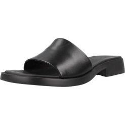 Sandały CAMPER K201740 001 Czarny. Czarne sandały damskie Camper, bez wzorów, ze skóry, bez obcasa, bez zapięcia. Za 534.99 zł.