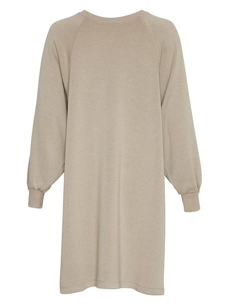 MOSS COPENHAGEN Sukienka "Bianna" w kolorze beżowym rozmiar: XS/S. Brązowe sukienki damskie Moss Copenhagen, bez wzorów, bez ramiączek. Za 100.52 zł.