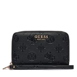 Portfel Guess. Czarne portfele damskie Guess, z aplikacjami. Za 259.99 zł.