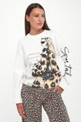Bluza damska z nadrukiem SPORTALM. Bluzy damskie Sportalm, bez wzorów, bez kaptura. Za 1,279.00 zł.