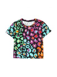 Coccodrillo T-Shirt WC5143202MGJ Kolorowy Regular Fit. Koszulki i t-shirty dziewczęce COCCODRILLO, bez wzorów, z bawełny, bez kołnierzyka, bez ramiączek. Za 39.99 zł.
