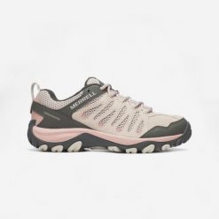 Buty turystyczne damskie Merell Crosslander 3. Brązowe obuwie trekkingowe damskie Merrell, z kauczuku, bez zapięcia. Za 329.99 zł.