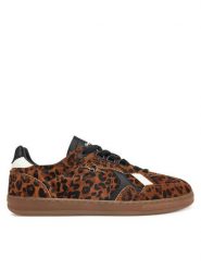 Pepe Jeans Sneakersy Ball Print W PLS000013 Brązowy. Brązowe obuwie sportowe damskie Pepe Jeans, z jeansu, bez zapięcia. Za 419.99 zł.