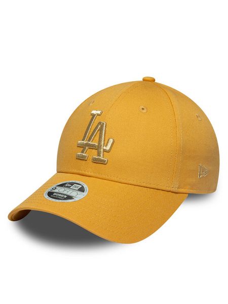 New Era Czapka z daszkiem LA Dodgers Metallic Yellow 9FORTY 60667386 Żółty. Żółte czapki z daszkiem damskie New Era, bez wzorów, z bawełny. Za 89.99 zł.
