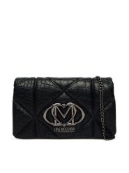 LOVE MOSCHINO Torebka JC4043PP1PLF1000 Czarny. Czarne torebki wieczorowe damskie Love Moschino, bez wzorów, ze skóry, bez dodatków. Za 789.99 zł.