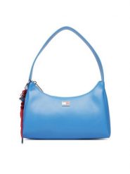Tommy Jeans Torebka Tjw City Charm Shoulder Bag AW0AW18458 Niebieski. Niebieskie torebki klasyczne damskie Tommy Jeans, z jeansu, bez dodatków. Za 409.99 zł.