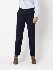 Toni Spodnie w kolorze granatowym rozmiar: 44. Niebieskie spodnie materiałowe damskie Toni, bez wzorów, z materiału. Za 152.99 zł.