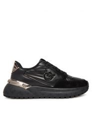 PINKO Sneakersy Gem 07 SS0055P106 Czarny. Czarne obuwie sportowe damskie Pinko, z materiału, bez zapięcia. Za 649.99 zł.