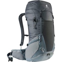 Plecak turystyczny Deuter Futura 34 EL dla wysokich - graphite/shale. Niebieskie plecaki Deuter, bez wzorów. Za 655.99 zł.