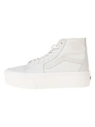 Vans Skórzane sneakersy "SK8" w kolorze kremowym rozmiar: 36,5. Brązowe obuwie sportowe damskie Vans, z materiału, za kostkę, bez zapięcia. Za 149.31 zł.