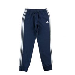 Second life - Spodnie dresowe damskie Adidas slim - Jak nowy. Niebieskie spodnie sportowe damskie Adidas, l, bez wzorów, z dresówki, do biegania. Za 106.46 zł.