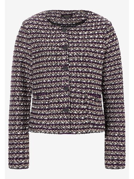 More & More Kurtka przejściowa w kolorze czarno-beżowym rozmiar: 42. Brązowe kurtki damskie More & More, bez wzorów, bez kaptura. Za 113.99 zł.