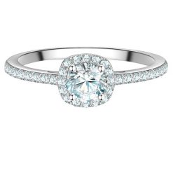 Trilani Pierscionek z Srebra Sterling w srebrze z Cyrkonia Pierścionki 1 ct Damski. Białe pierścionki damskie Trilani, z cyrkonią, srebrne. Za 189.99 zł.