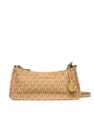 MICHAEL Michael Kors Torebka 32T6G6ZC5C Beżowy. Brązowe listonoszki damskie MICHAEL Michael Kors, bez wzorów, ze skóry, bez dodatków. Za 679.99 zł.