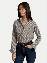 Polo Ralph Lauren Koszula 211910743510 Brązowy Regular Fit. Brązowe koszule damskie Polo Ralph Lauren, xxl, bez wzorów, z bawełny, bez kołnierzyka, bez ramiączek. Za 859.99 zł.