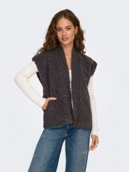 ONLY Kamizelka w kolorze brązowym rozmiar: XL. Brązowe kamizelki damskie Only, xl, bez wzorów, bez kaptura. Za 115.95 zł.