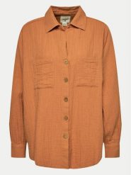 Billabong Koszula Swell ABJWT00487 Brązowy Relaxed Fit. Brązowe koszule damskie Billabong, s, bez wzorów, z bawełny, bez kołnierzyka, bez ramiączek. Za 159.99 zł.