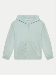 Coccodrillo Bluza WC4132402GEK Zielony Regular Fit. Zielone bluzy dziewczęce COCCODRILLO, bez wzorów, z bawełny, bez ramiączek, bez kaptura. Za 59.99 zł.