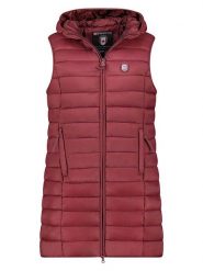 Canadian Peak Kamizelka pikowana w kolorze bordowym rozmiar: M. Czerwone kamizelki damskie Canadian Peak, m, bez wzorów, bez kaptura. Za 91.99 zł.