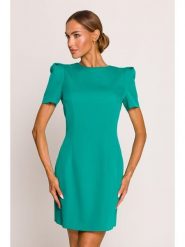 Made of emotion Sukienka w kolorze turkusowym rozmiar: XL. Niebieskie sukienki damskie Made Of Emotion, bez wzorów, bez ramiączek. Za 209.99 zł.