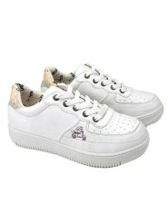 Goby Skórzane sneakersy w kolorze białym rozmiar: 39. Białe obuwie sportowe damskie Goby, bez zapięcia. Za 252.99 zł.