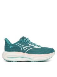 Mizuno Buty do biegania Wave Rider 29 J1GD2503 76 Zielony. Zielone obuwie sportowe damskie Mizuno, z materiału, bez zapięcia, do biegania. Za 689.99 zł.