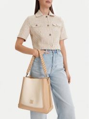 Nine West Torebka CEO-Torra-LDA0709 Beżowy. Brązowe torebki klasyczne damskie Nine West, z materiału, bez dodatków. Za 299.99 zł.