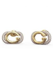 Guess Kolczyki JUBE04 511JW Złoty. Żółte kolczyki damskie Guess, metalowe. Za 129.99 zł.